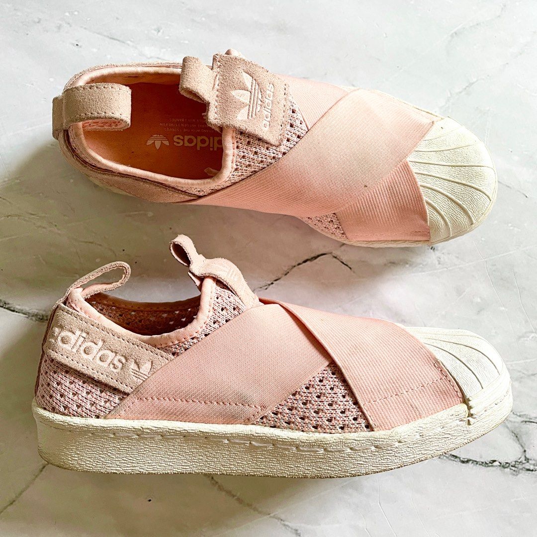 Size 36 Adidas Superstar Slip On Sneakers Pink