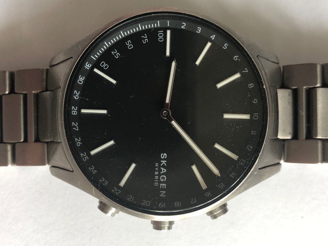 Skagen connected men's holst titanium hybrid smartwatch sale