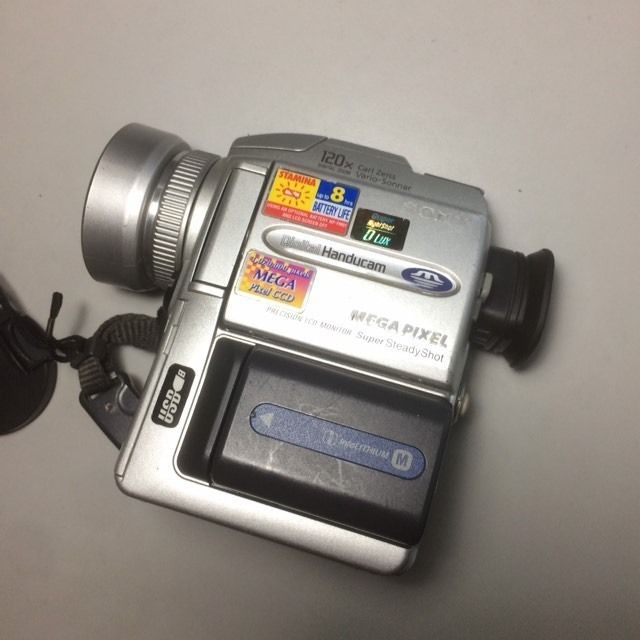Sony Digital Handycam PCR-110E PAL (Category: Video Cameras) located in Valenzuela. Submitted by alfeopaulramos7490 (Listing ID 1230339060, Image 2). Description: FORSALE! SONY DIGITAL HANDYCAM SONY DCR-PC110E PAL P9,999 plus shipping fee ✔️ VINTAGE OUTPUT ✔️ FLASH WORKING ✔️ ALL BUTTONS WORKING ✔️ SUPER STEADY SHOT ✔️ HOT SHOE MOUNT ✔️ DATE/TIME STAMP ✔️ BUILT-IN SPEAKER, BACKLIGHT COMPENSATION ✔️ SPECIAL EFFECTS: FLASH MOTION, LOW SHUTTER SPEED