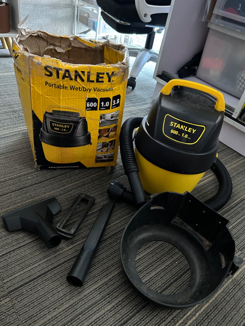 Stanley portable wet and dry vacuum on Carousell