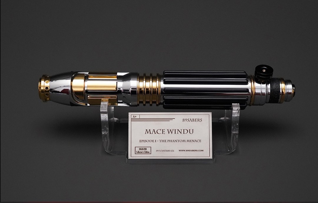 Stars Wars Episode 1 Lightsaber 11 Mace Windu, Hobbies & Toys, Toys