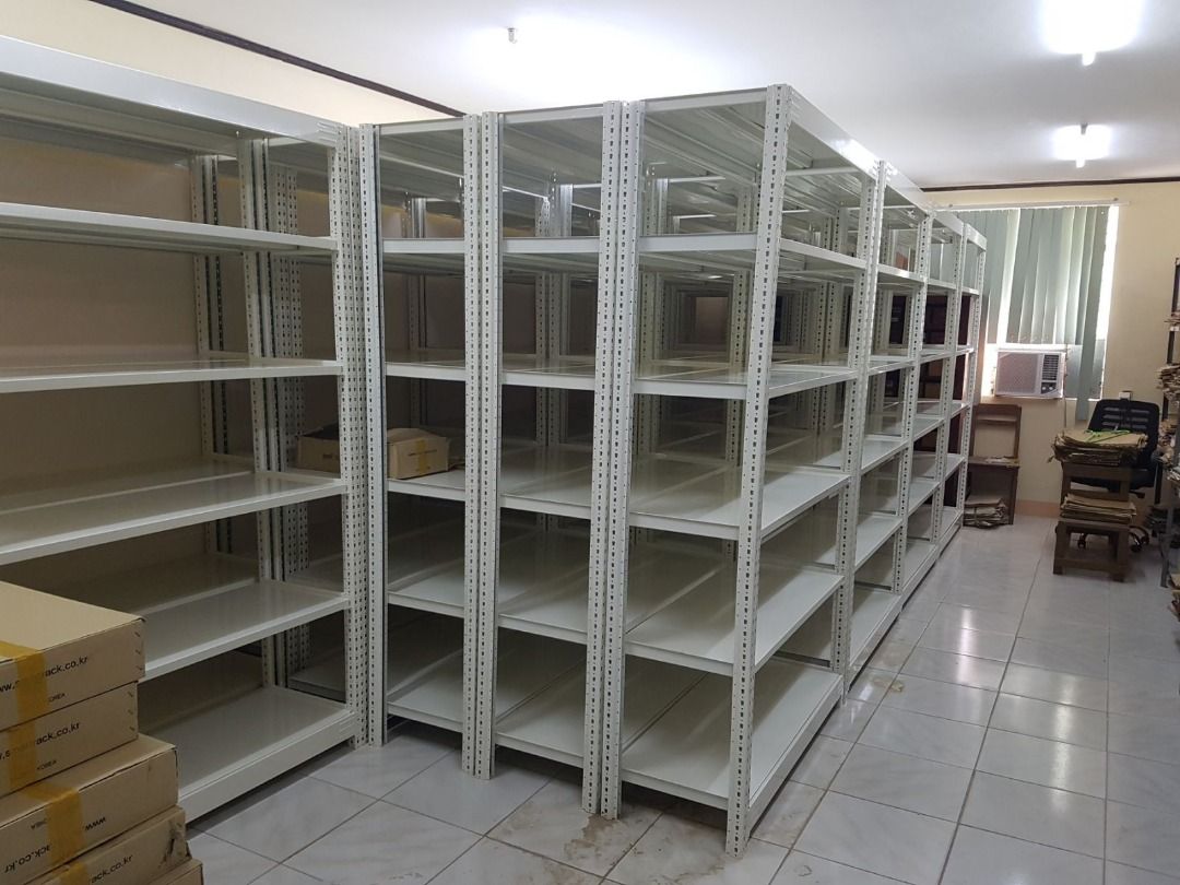 steel shelves metal racks standee, Furniture & Home Living, Furniture ...