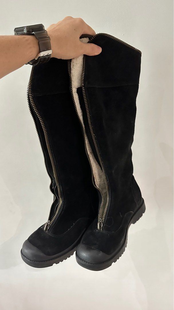 Steve Madden suede leather winter boots Women s Fashion Footwear