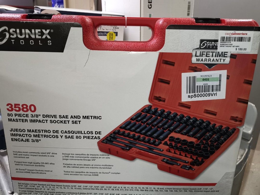 Sunex 3580 cheap