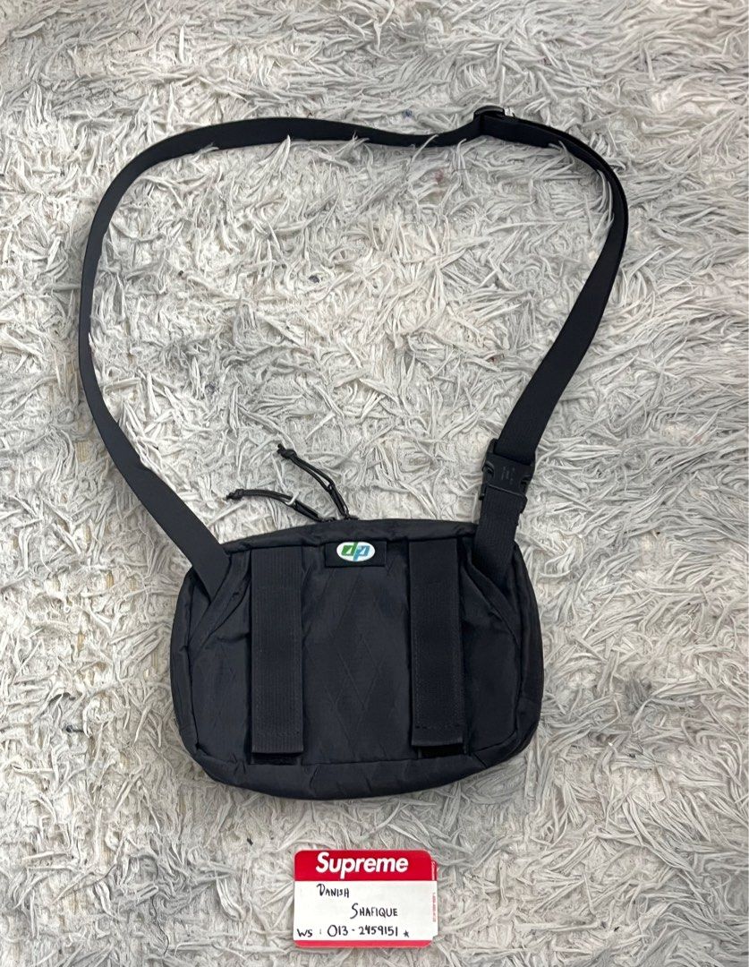 Supreme shoulder bag black fw18 on sale