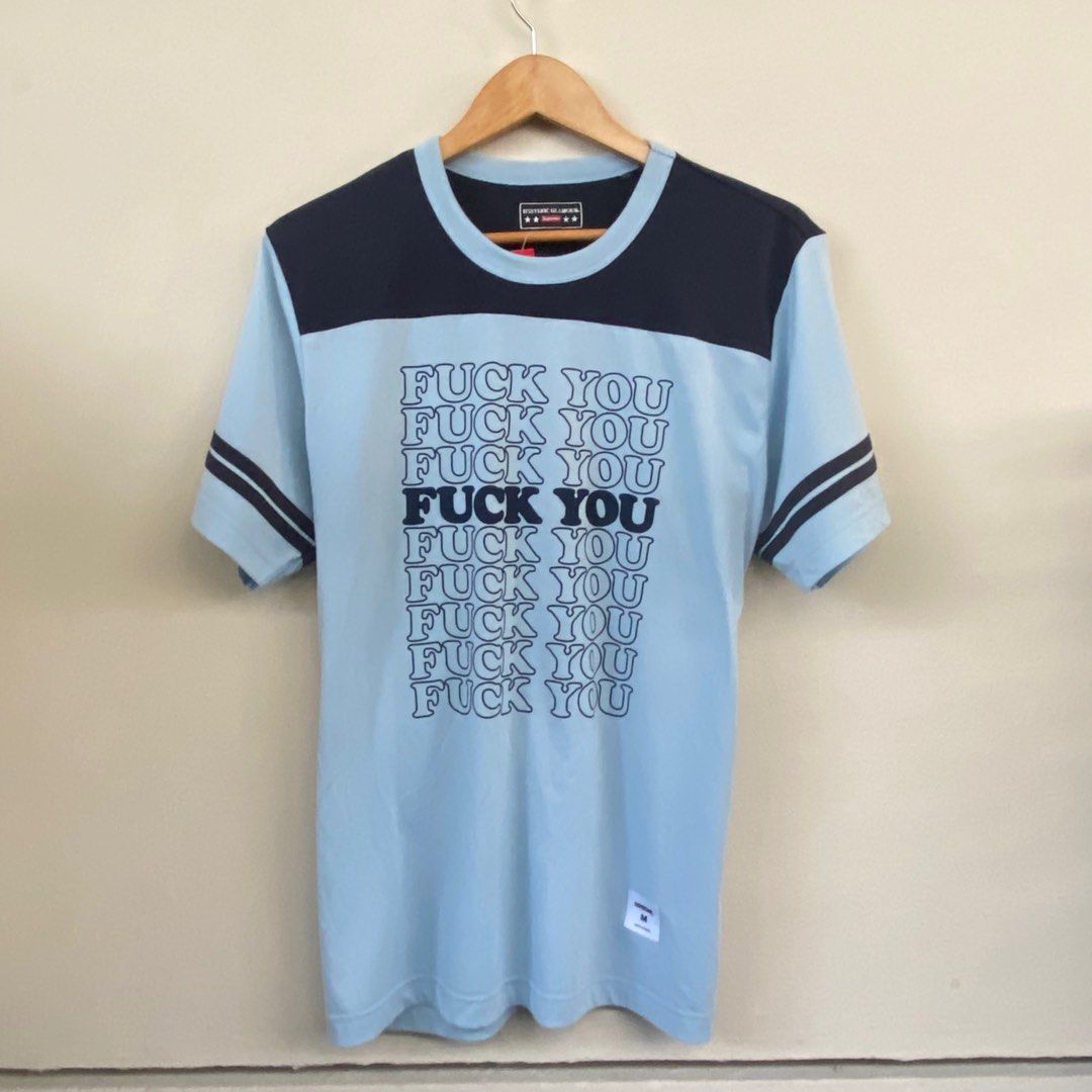 Supreme x Hysteric Glamour Fuck You Football T-Shirt (M)