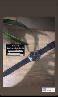 Swatch jam tangan ori navy bukan adidas rebook pull and bear zara watch