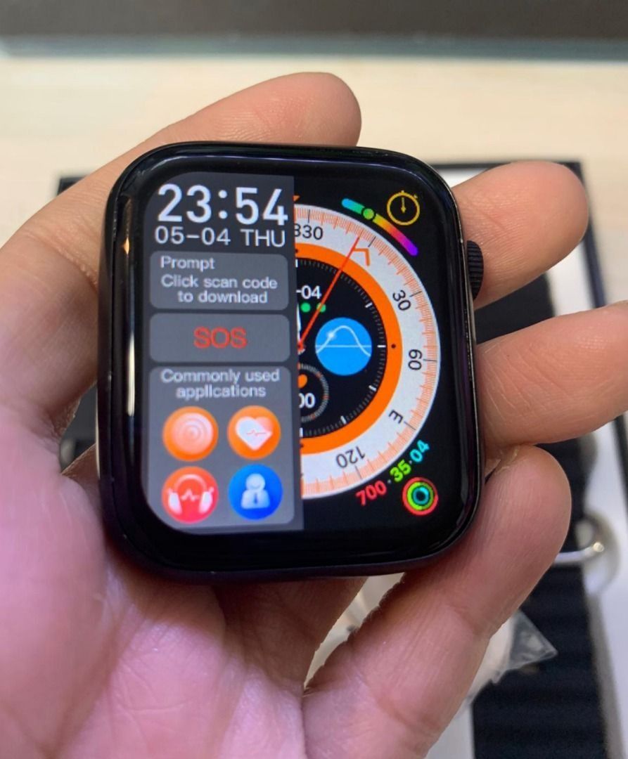 SWatch Plus 2 in 1 Bluetooth Air Pods with 2.0inch Large OLED