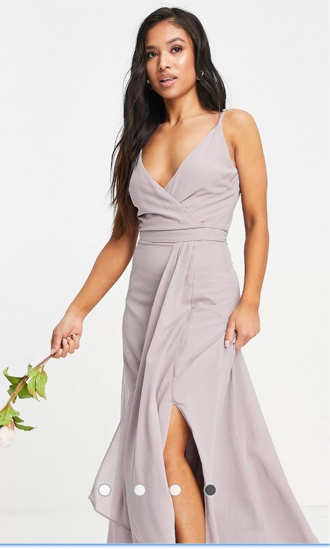 Tfnc wrap maxi bridesmaid dress new arrivals