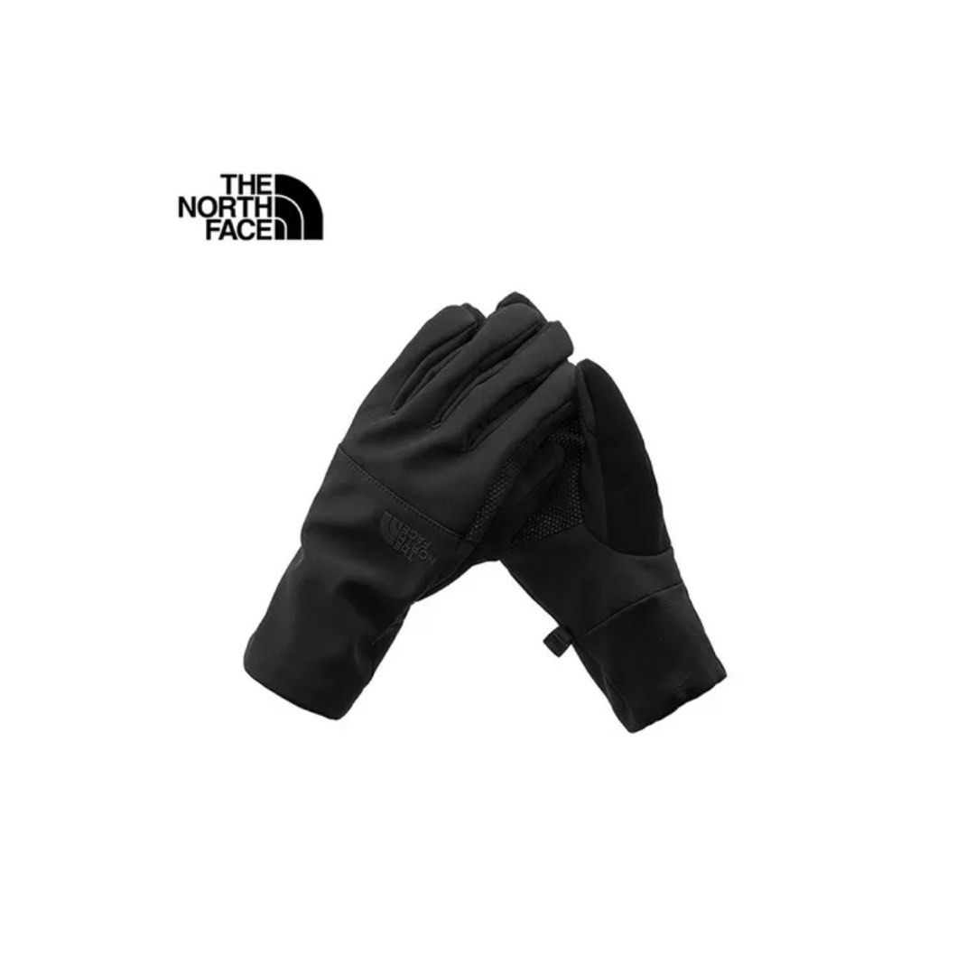 Mens black north face gloves online