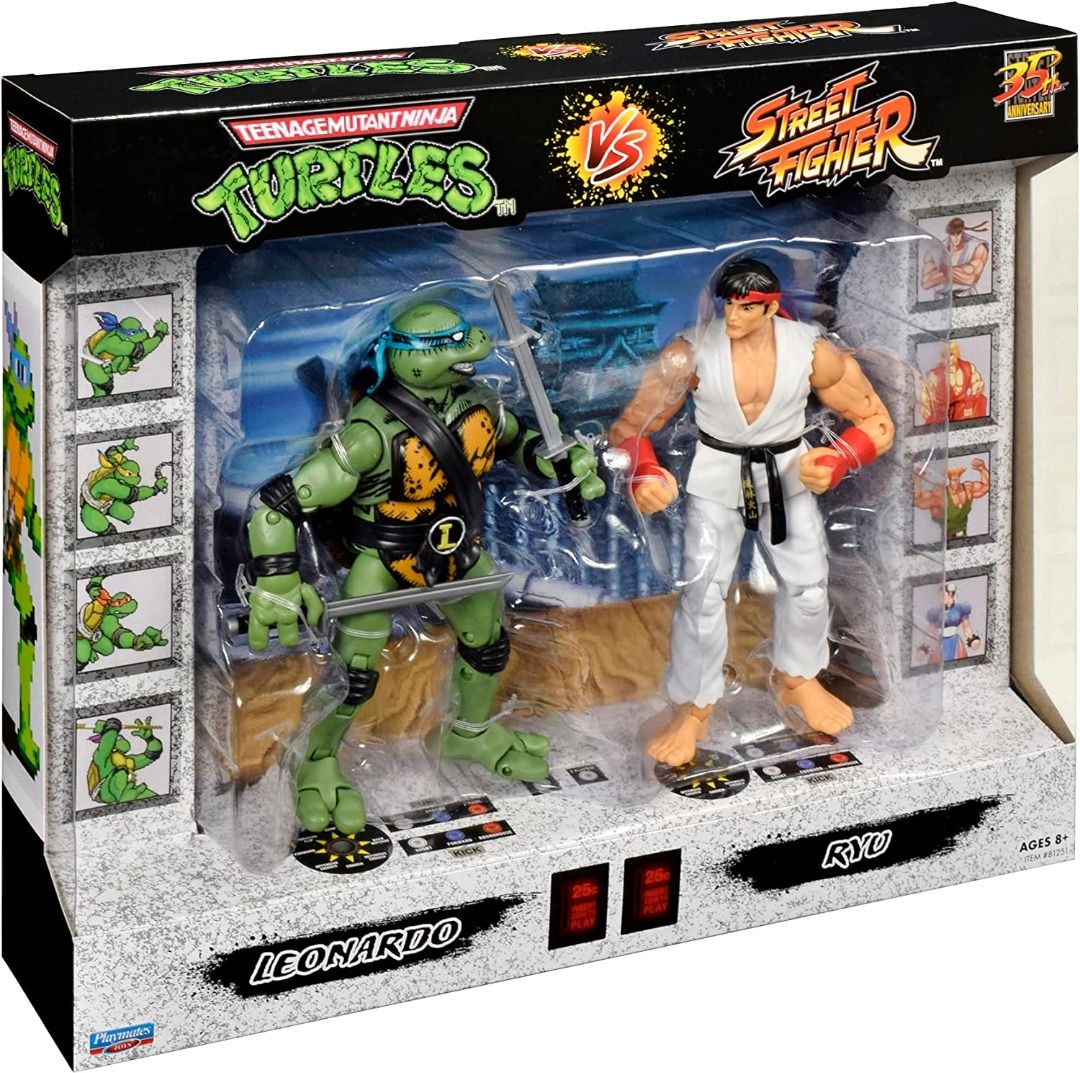 TMNT vs. Street Fighter - Leo vs. Ryu, Hobbies & Toys, Toys & Games on ...