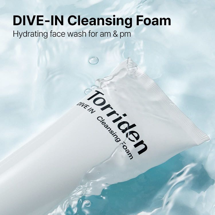 Torriden Dive In Cleansing Foam, Beauty & Personal Care, Face, Face ...