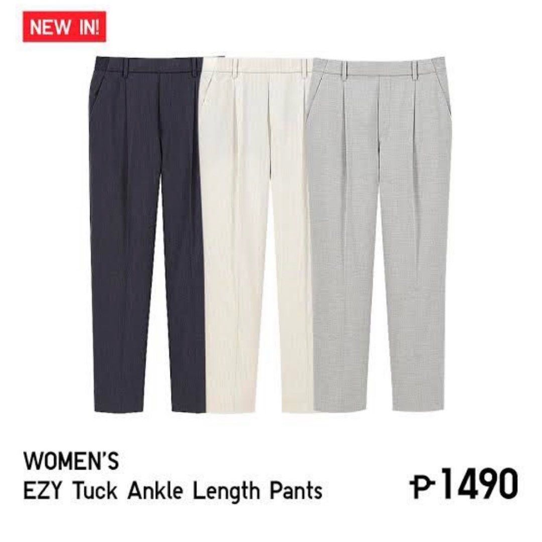 Uniqlo + Ezy Tucked Ankle-Length Pants