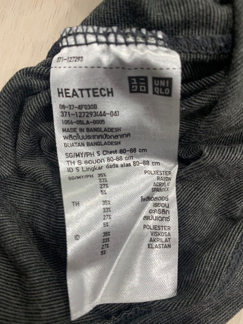 UNIQLO HEATTECH INNERWEAR GREY SET, Men's Fashion, Activewear on Carousell