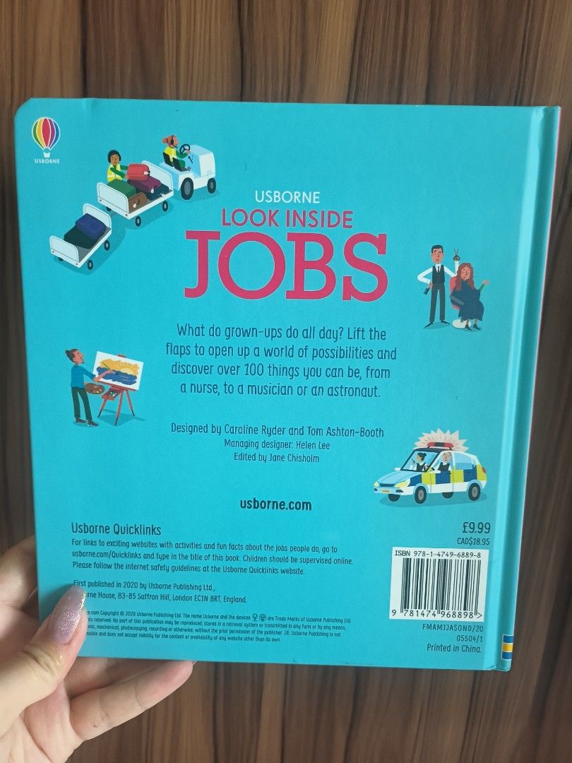 Usborne Look inside (Jobs), Hobbies & Toys, Books & Magazines