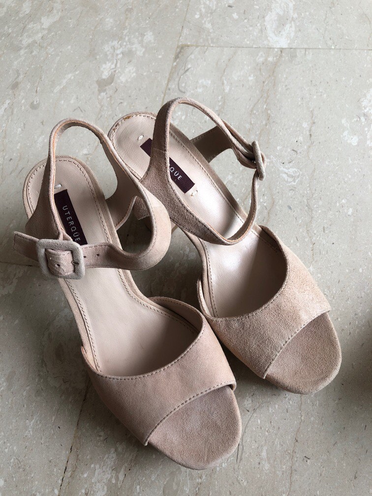 Uterque high heel sandals 37 Women s Fashion Footwear Sandals
