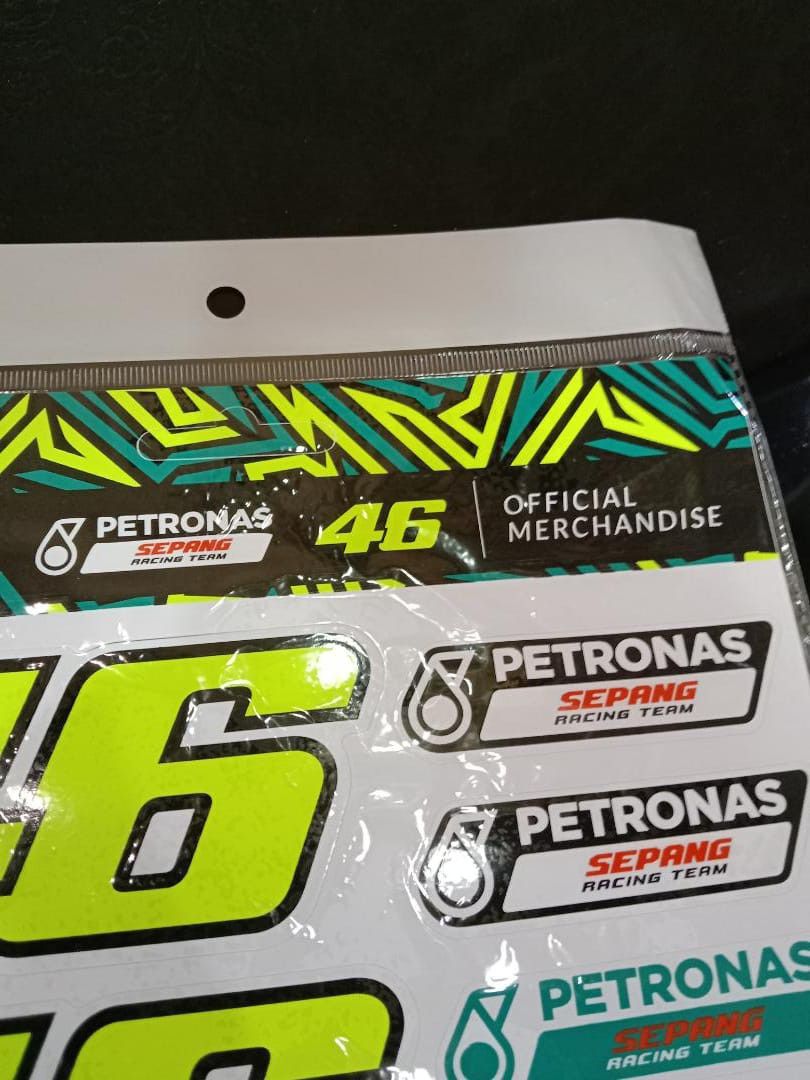 Valentino Rossi VR46 Petronas SRT Original Stickers, Hobbies