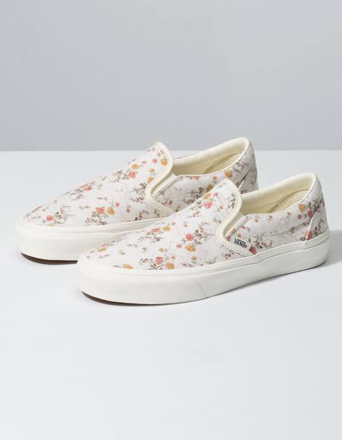 Vintage slip on best sale vans floral