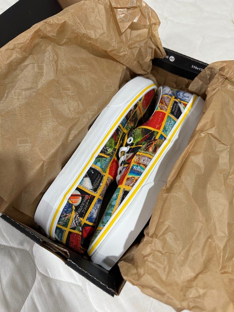 Vans Nat Geo Sneakers Sz US8.5 BNIB Men s Fashion Footwear Sneakers on Carousell