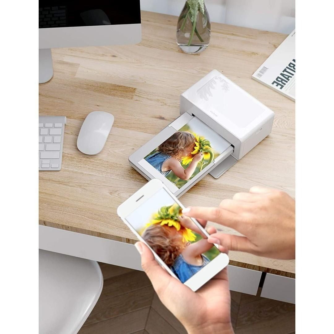 Victure Photo Printer, Print (4 x 6) Inch Photos, Bluetooth Instant