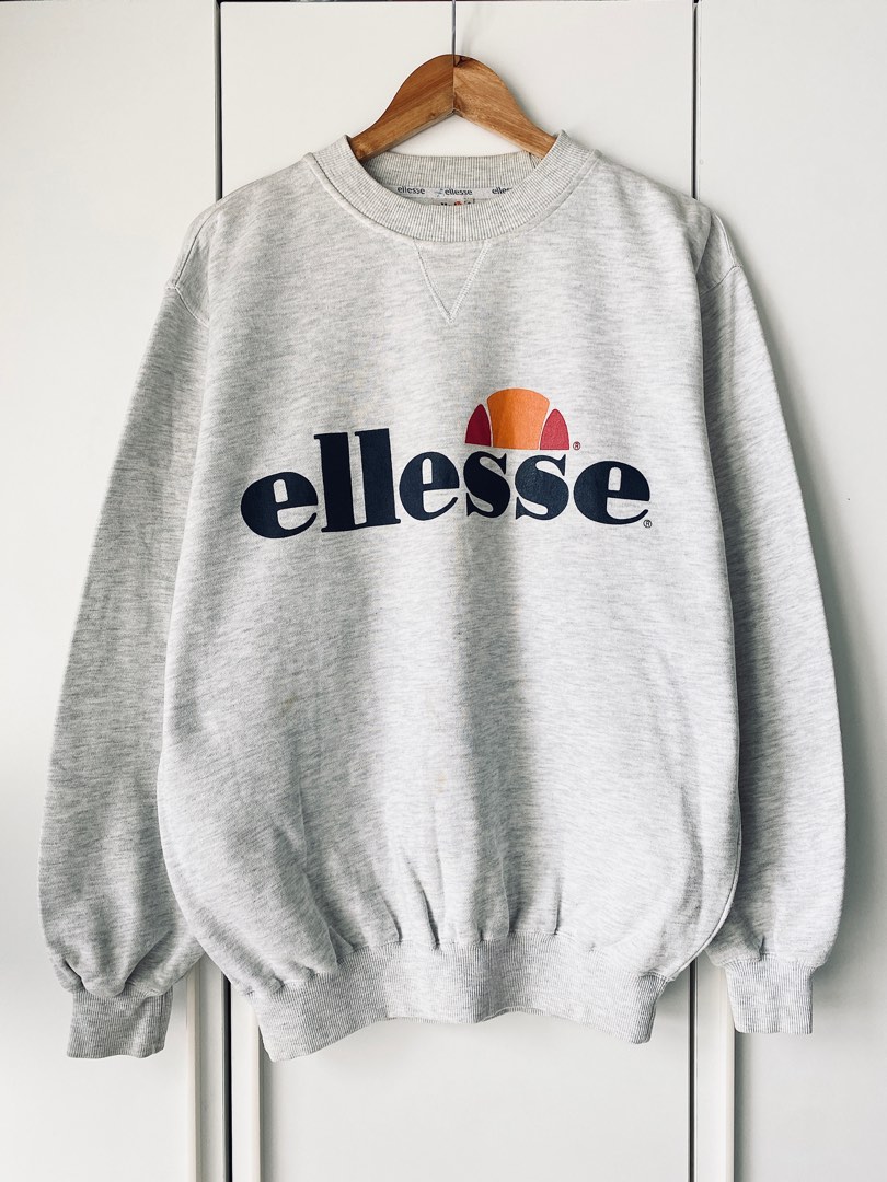 Vintage Ellesse sweatshirt Men s Fashion Tops Sets Hoodies on