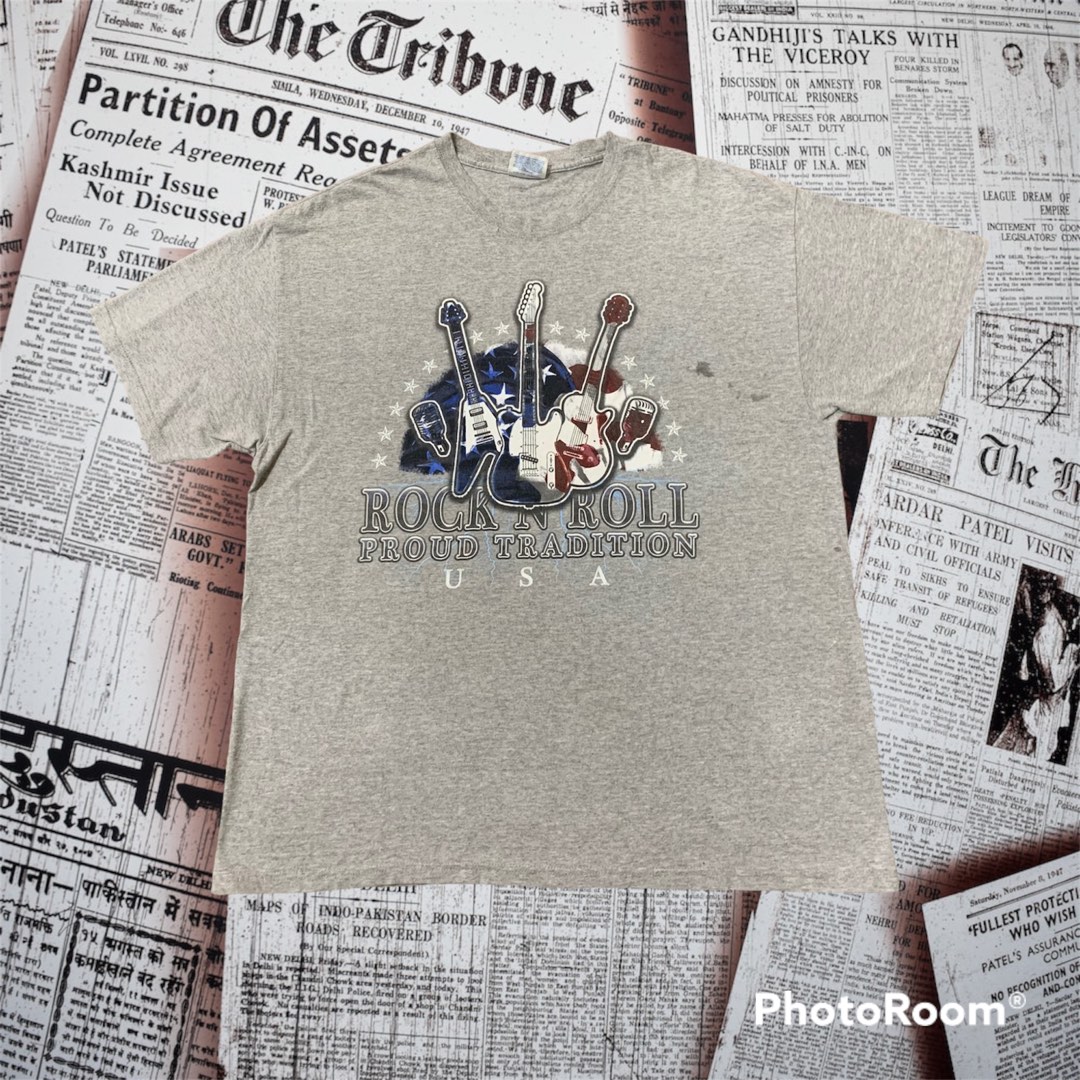 Vintage Rock N Roll, Men&rsquo;s Fashion, Tops & Sets, Tshirts & Polo Shirts