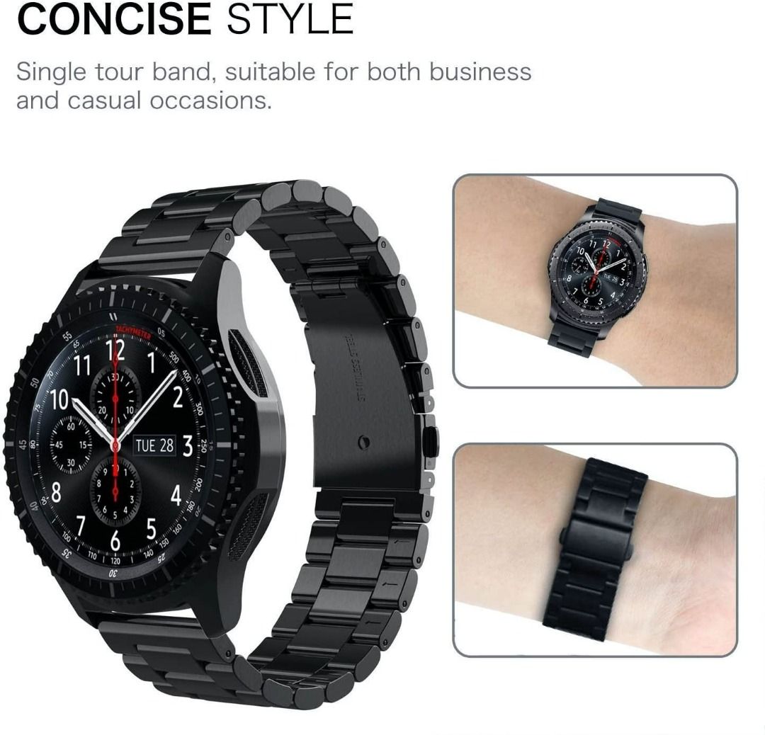V MORO Compatible with Samsung Gear S3 Watch Straps Galaxy Watch3