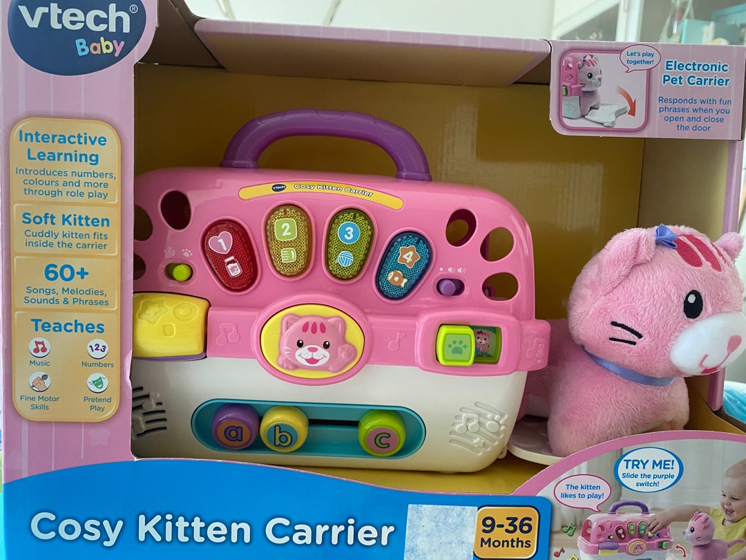 Vtech cosy kitten carrier Babies Kids Infant Playtime on Carousell