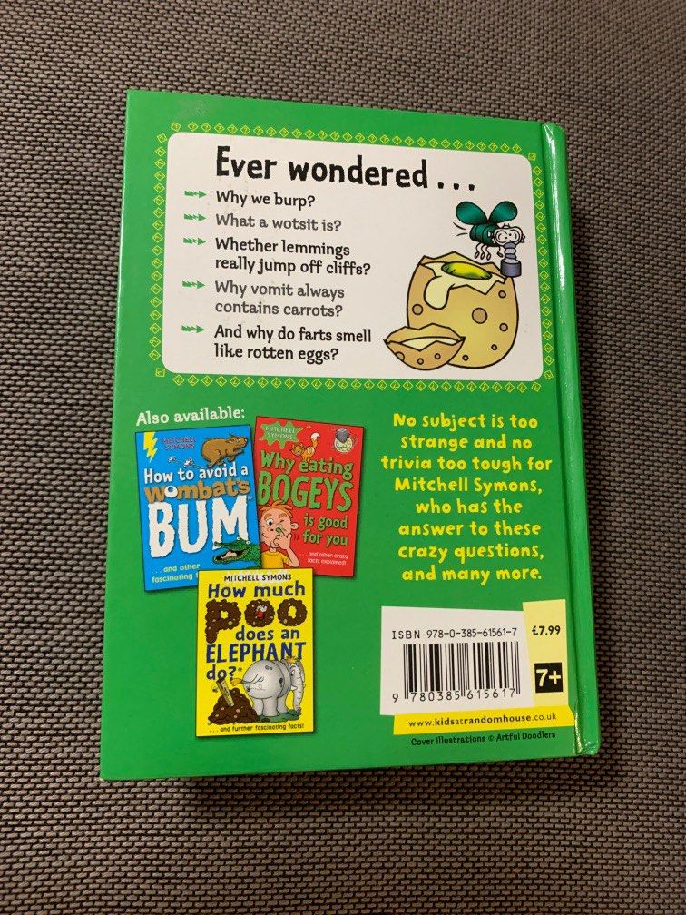 Why do FARTS smell like rotten eggs?, 興趣及遊戲, 書本 & 文具, 小朋友書 - Carousell
