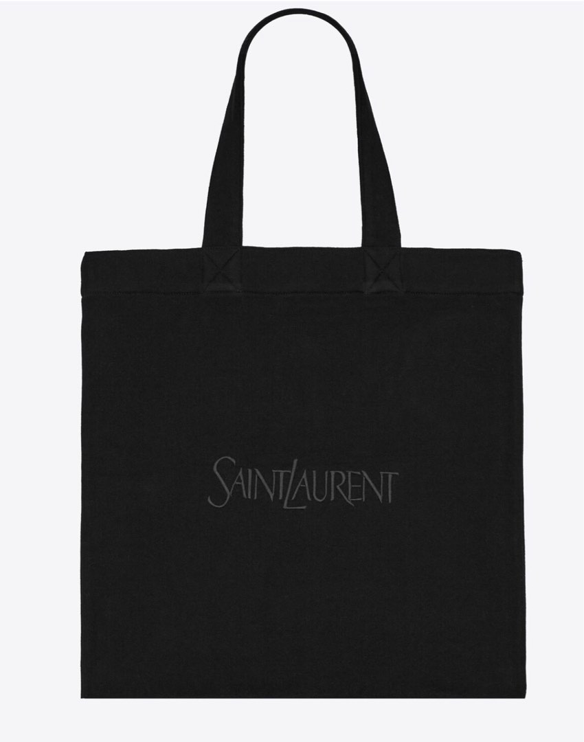 YSL Black Tote Bag Rive Droite Exclusive, Women's Fashion, Bags ...