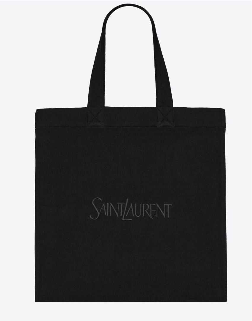 YSL Black Tote Bag Rive Droite Exclusive, Women's Fashion, Bags