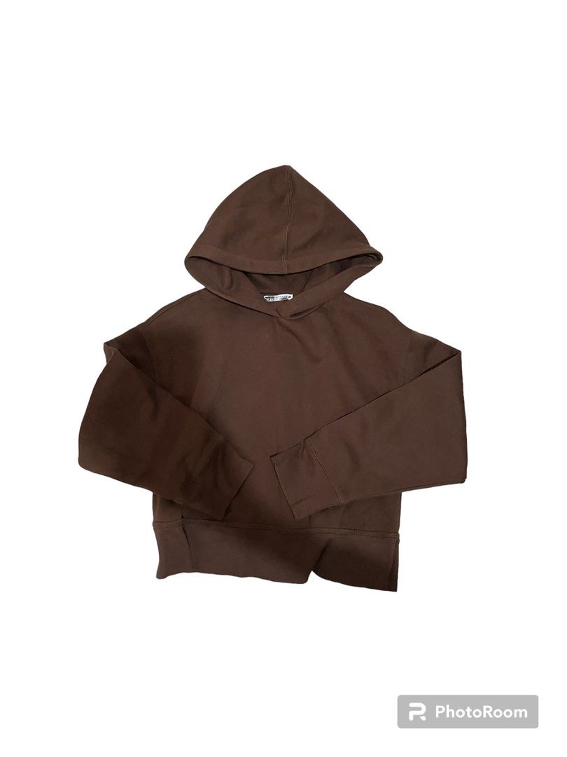 Zara brown hoodie online