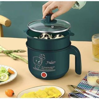 ✅100% Smilee Mini Rice Cooker Multi-function Cooker 1.8L Non-stick Inner pot Electric Heating Pot