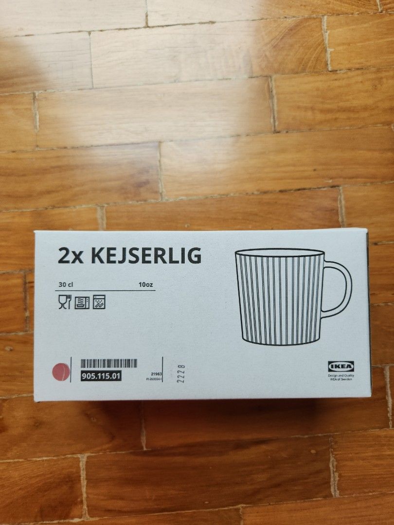 KEJSERLIG Mug, dark pink, 10 oz - IKEA
