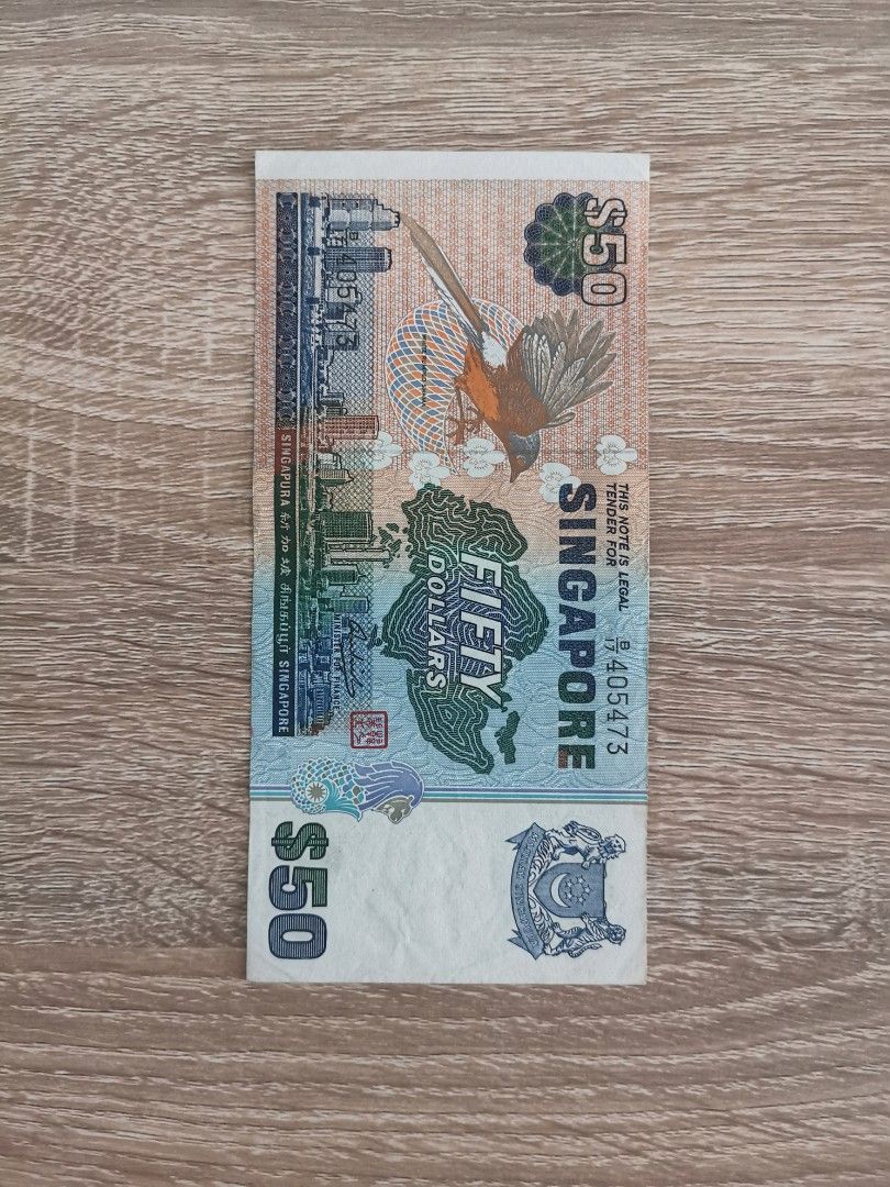 $50 Bird Series Paper Banknote Hobbies Toys Memorabilia
