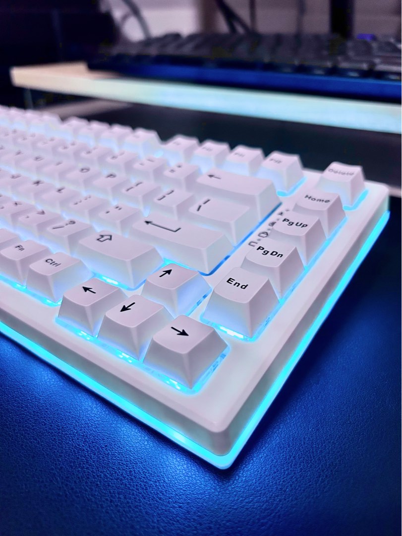 75 custom mechanical keyboard (WOB keycaps), Computers & Tech, Parts