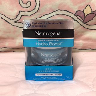 正品 9成新 Neutrogena 露得清 水活保濕無香特潤凝霜  50g【Hydro Boost 水活保濕系列】