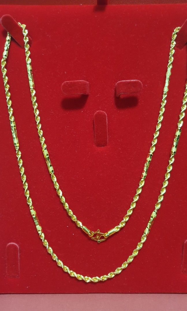 Mens 26 inch outlet gold rope chain