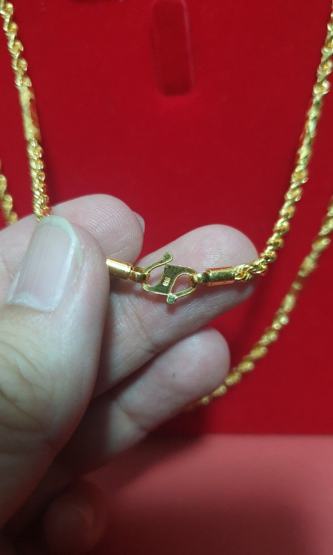 Mens 26 inch gold rope best sale chain