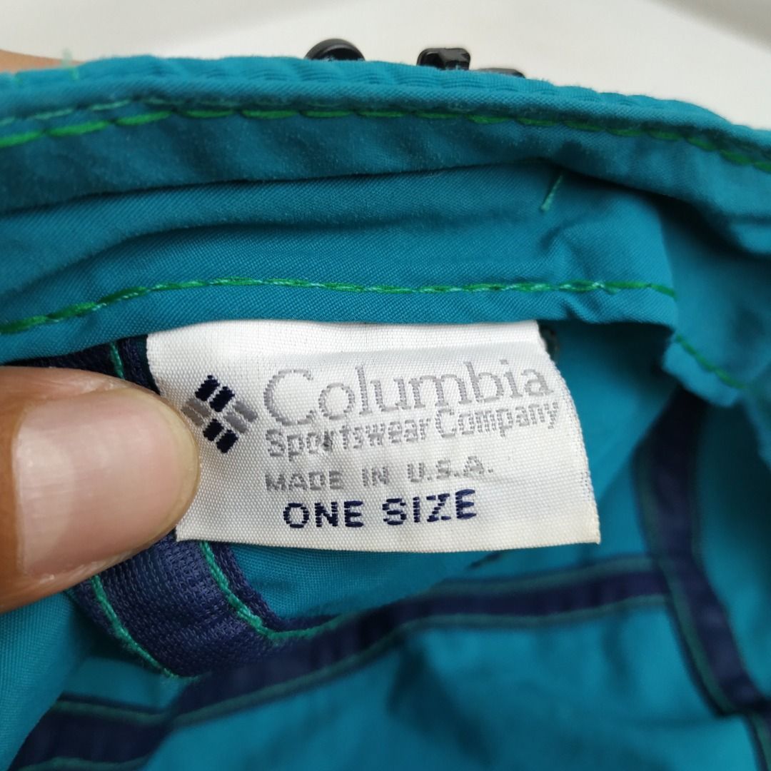 🔥 SALE 🔥 COLUMBIA PFG VINTAGE MADE IN USA 5 PANEL NYLON