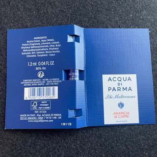絕版❗方便帶出街補 Acqua Di Parma 1.2ml Mirto Di Panarea / Arancia di Capri 香水出街 旅行裝 （米蘭直送）64190025989251110