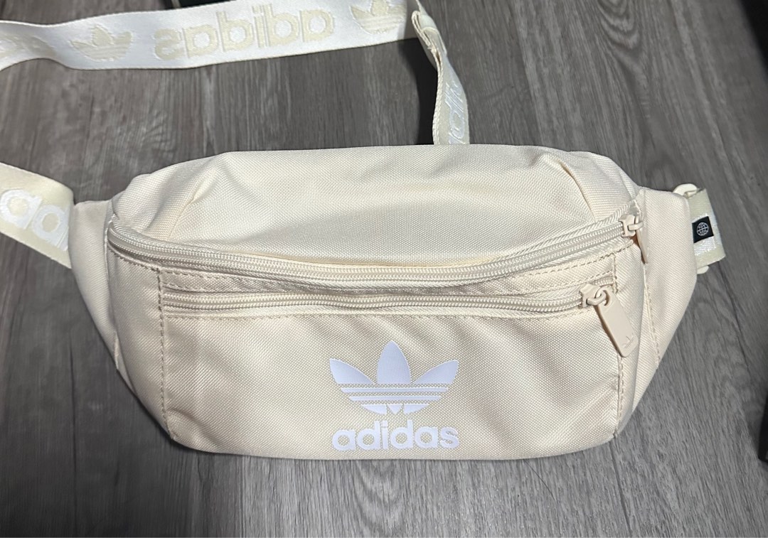 Adidas Classic Waist Bag Cream Women s Fashion Bags Wallets