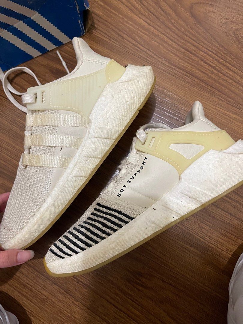 ADIDAS EQT Support Sneakers (Category: Sneakers) located in Quezon City. Submitted by col_m (Listing ID 1230479156, Image 3). Description: Adidas EQT Support US 7 1/2 UK 7 (mens) Originally bought for 9,995 Selling for 2,500 only ❤️ Bought this pair a few years ago but was never worn never used, just stored 🙂 Has some signs of storage but otherwise still new.