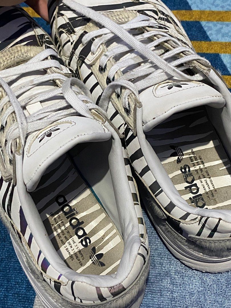 Adidas Falcon zebra animal print black and white Adidas FALCON women's  sneakers FV4049 100% Original (Used), Fesyen Wanita, Sepatu di Carousell