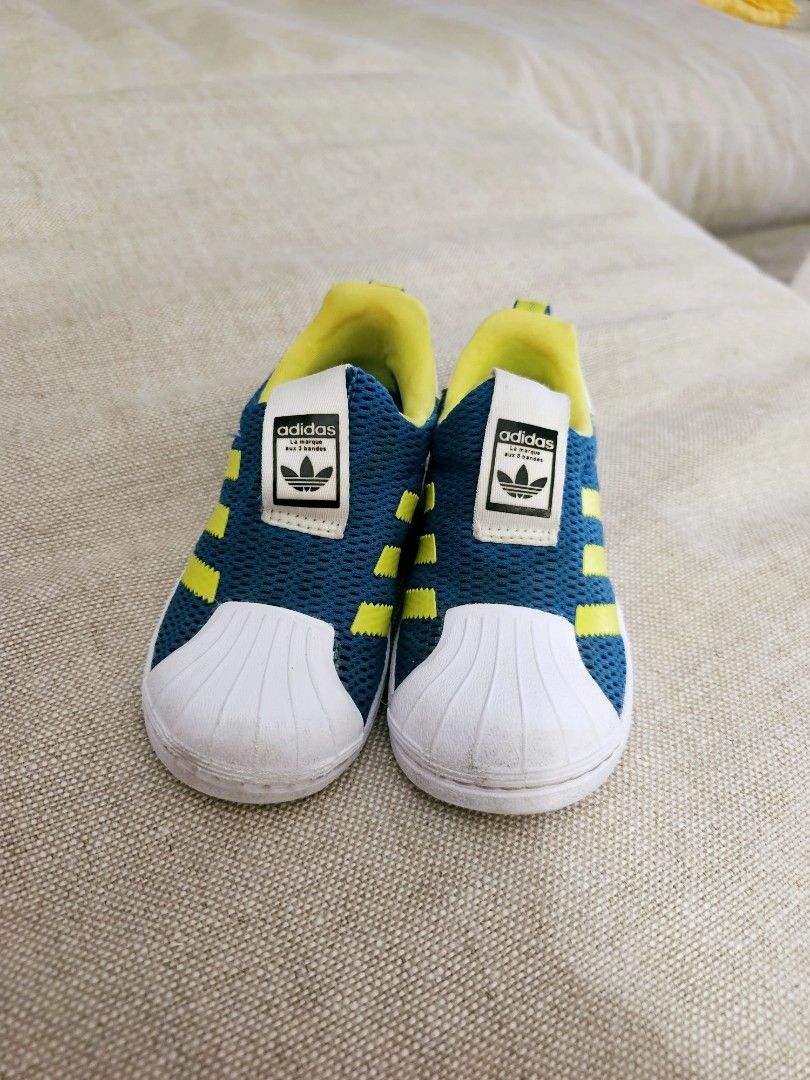 Adidas kids' superstar ii deals neon