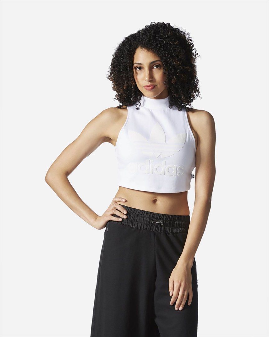 Adidas high neck tank top online