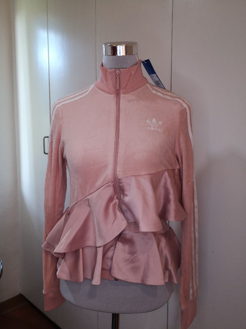 Adidas ruffle track store jacket