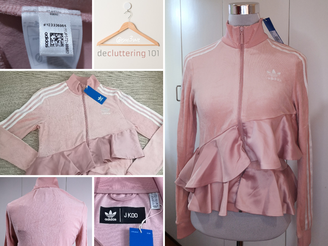 Adidas Originals x J Koo Ruffle Track Jacket FT9882 Women s Size US XS