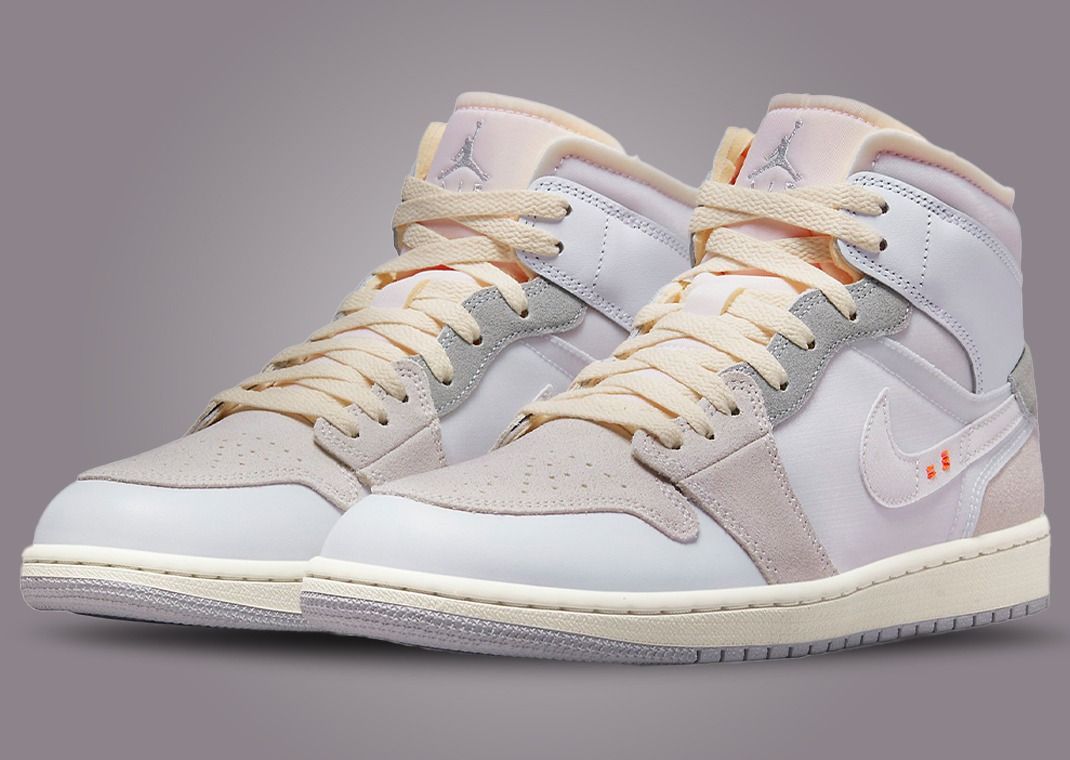 Jordan 1 hotsell mid blanche