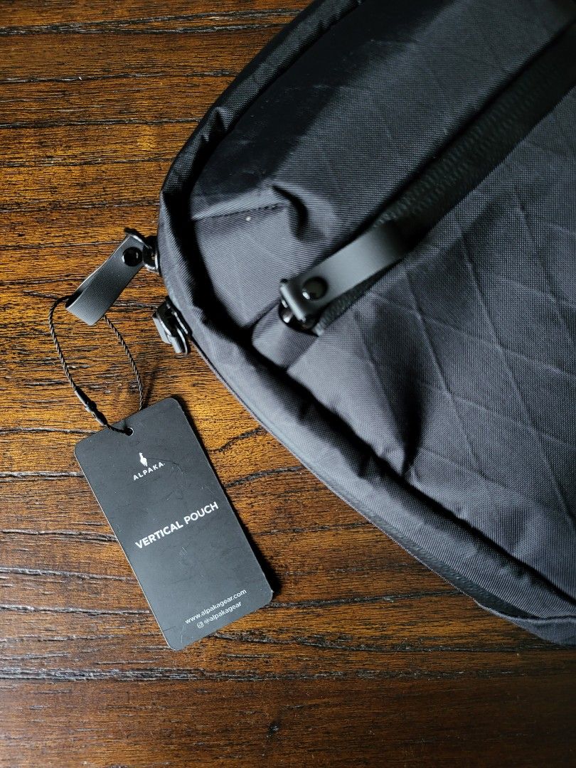 Alpaka Vertical Sling Black VX21, Men's Fashion, Bags, Sling Bags on
